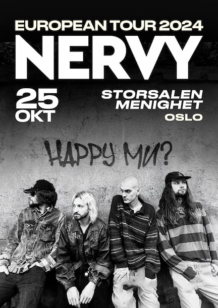 The band Nervy in Oslo