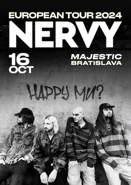 La band Nervy a Bratislava