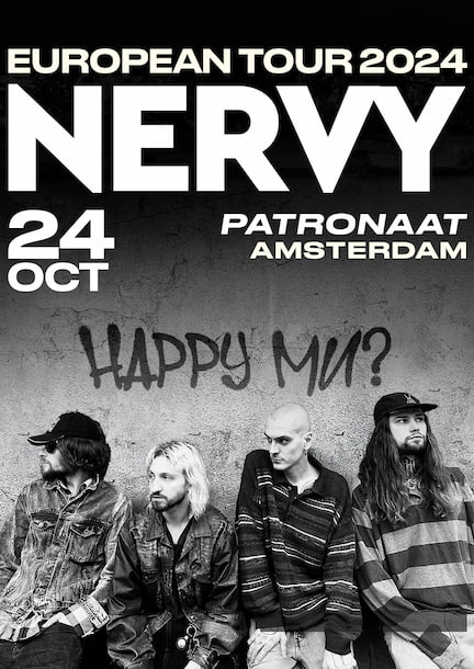 The band Nervy in Amsterdam