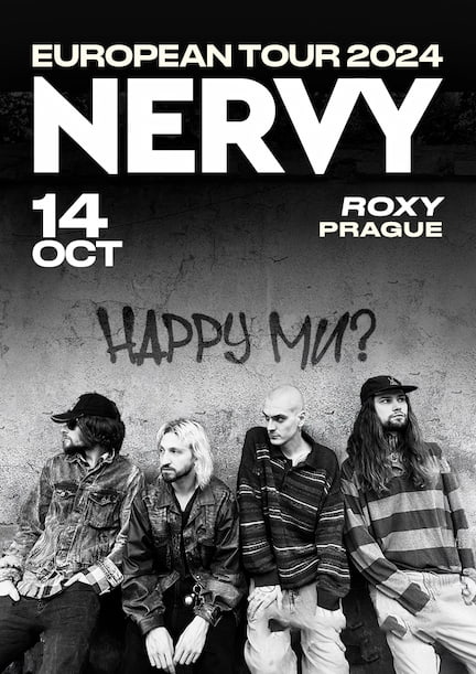 La band Nervy a Praga