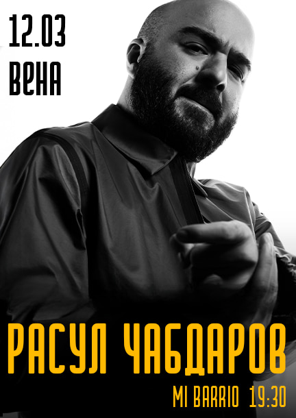 Rasul Chabdarov a Vienna. Concerto stand-up