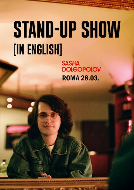 Sasha Dolgopolov a Roma. Nuovo stand-up in inglese 2025