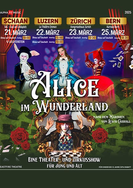 Сircus show "Alice in Wonderland" in Shaan